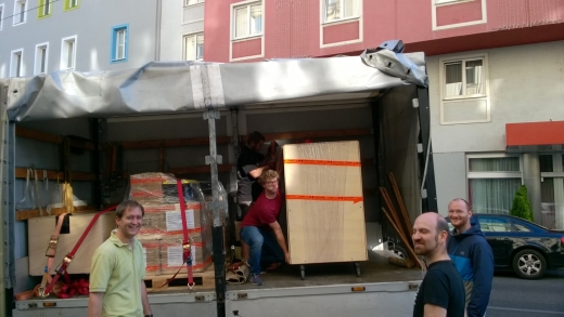 Transportation of the DMA train to the CLOUD chamber at CERN, Geneva (September 2015)